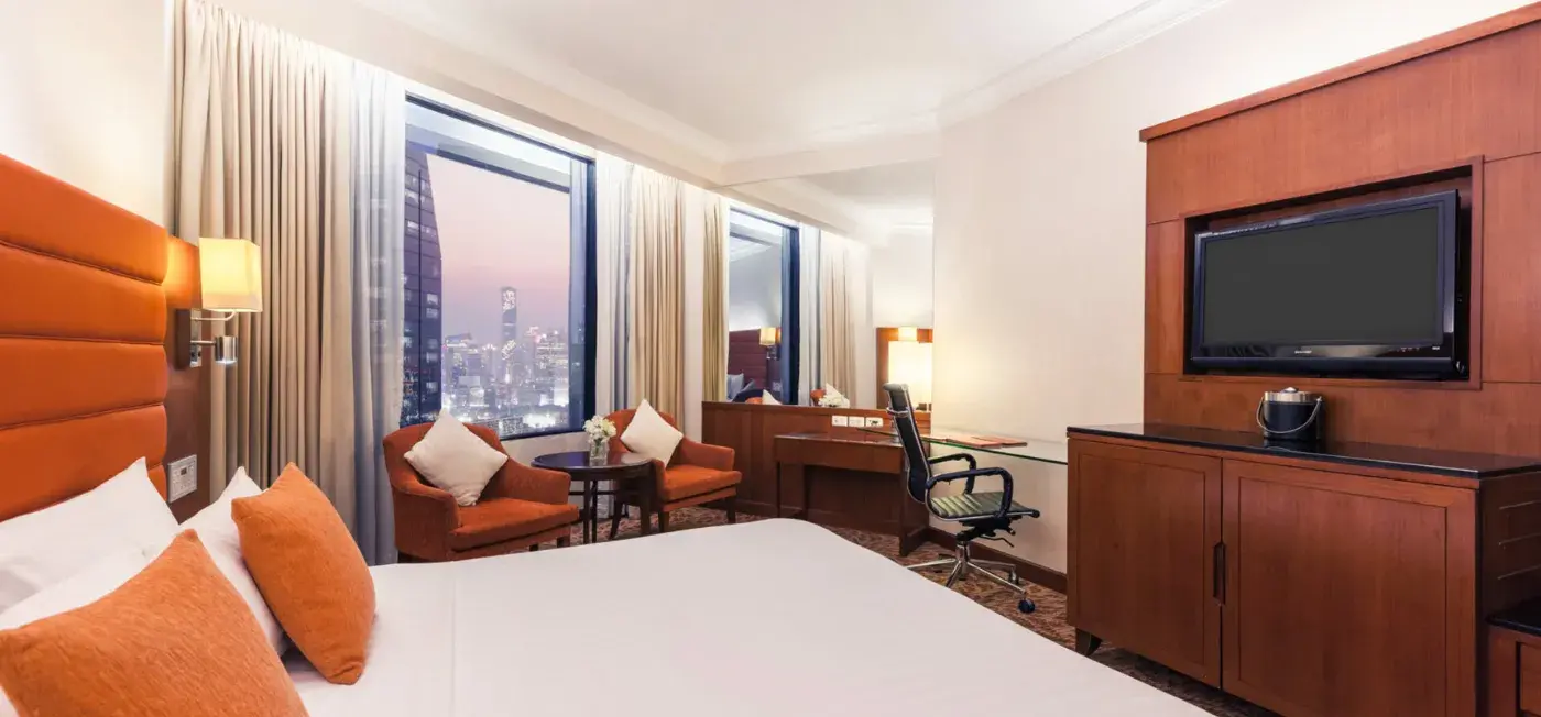 Room view of Rembrandt Hotel Bangkok, Thailand